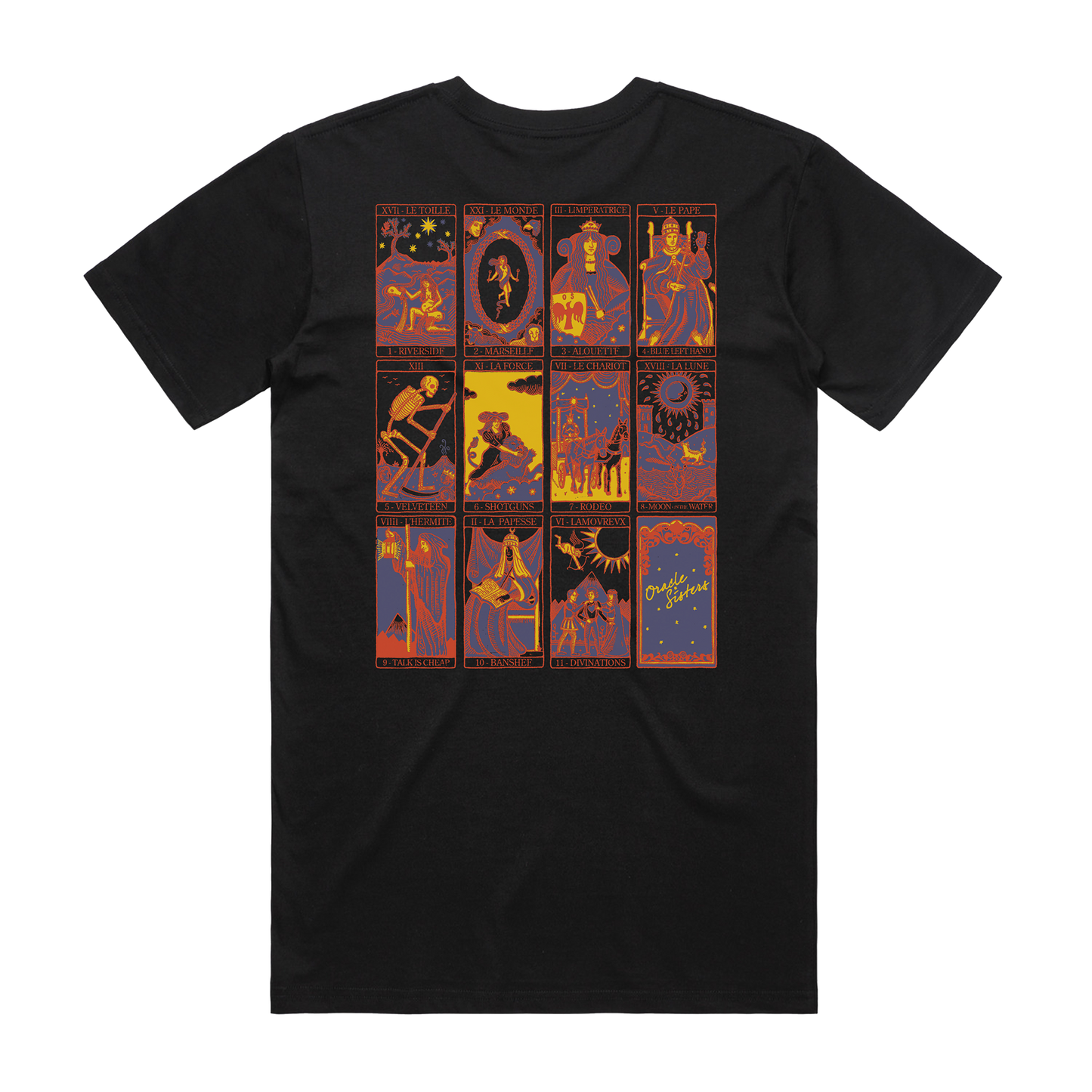 Tarot Card T-Shirt (Black) UK